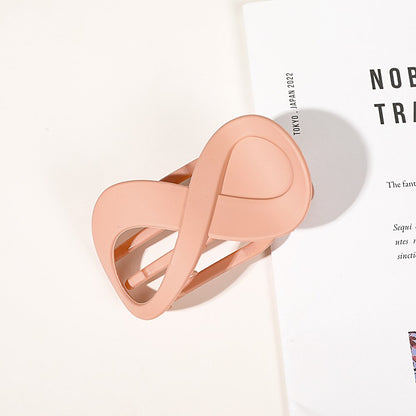 Trend PC Hair Clip Simple 8-shaped Infinity Styling Holder Shark Hair Claw Clip Hair Accessories For Women 2022 New Wholesale